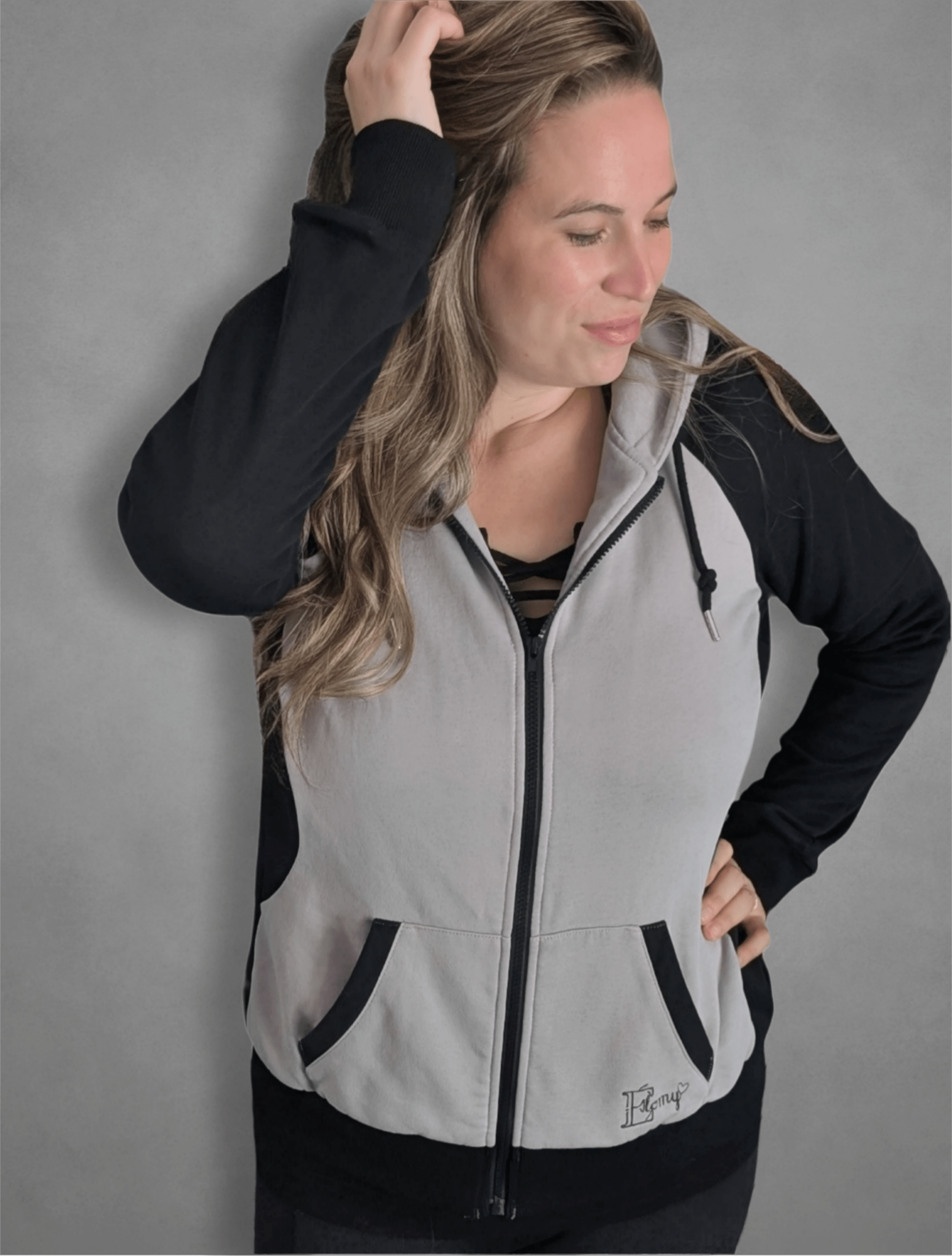 Hoodie zippé pour femme - Élomy